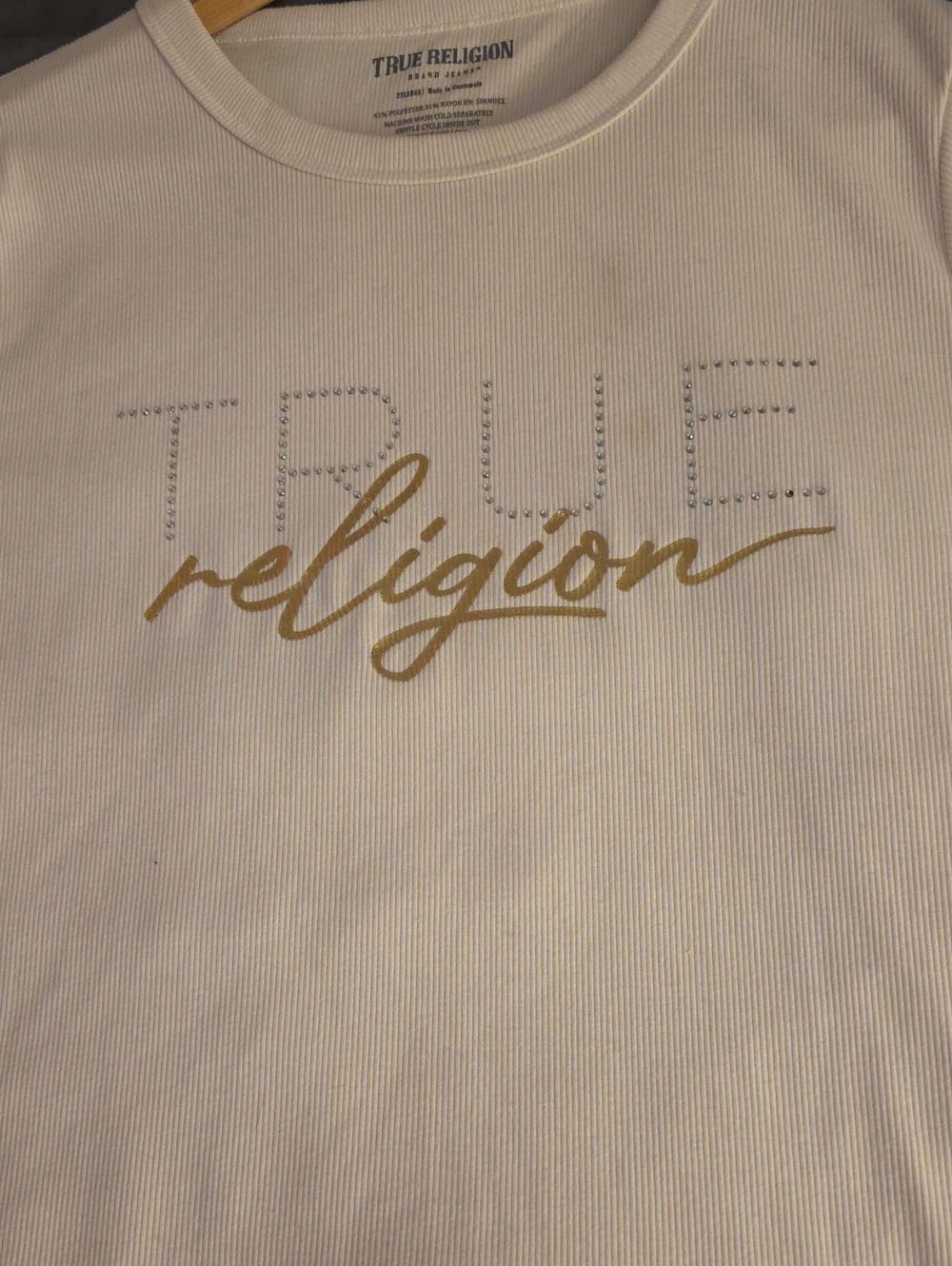 TRUE RELIGION WMS BLING TEE NWOT